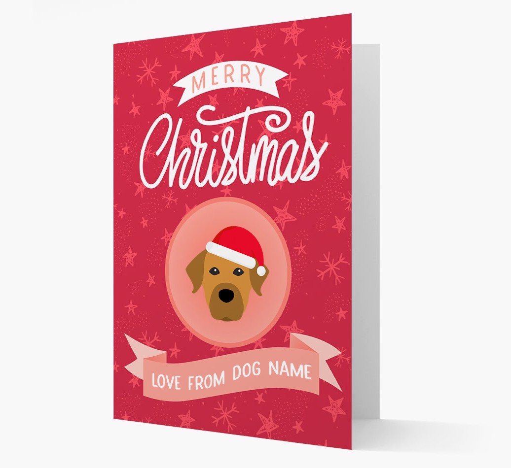 Merry Christmas: Personalized {breedFullName} Christmas Card