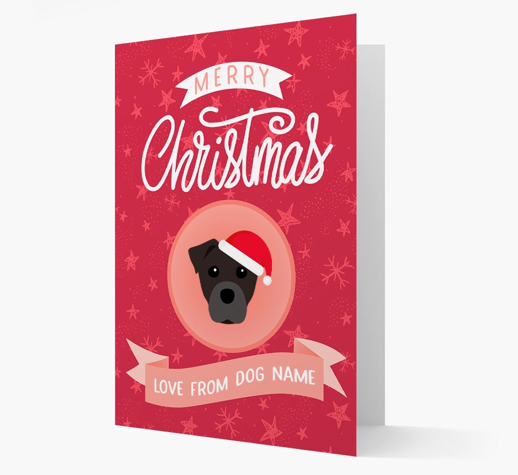 Merry Christmas: Personalized {breedFullName} Christmas Card