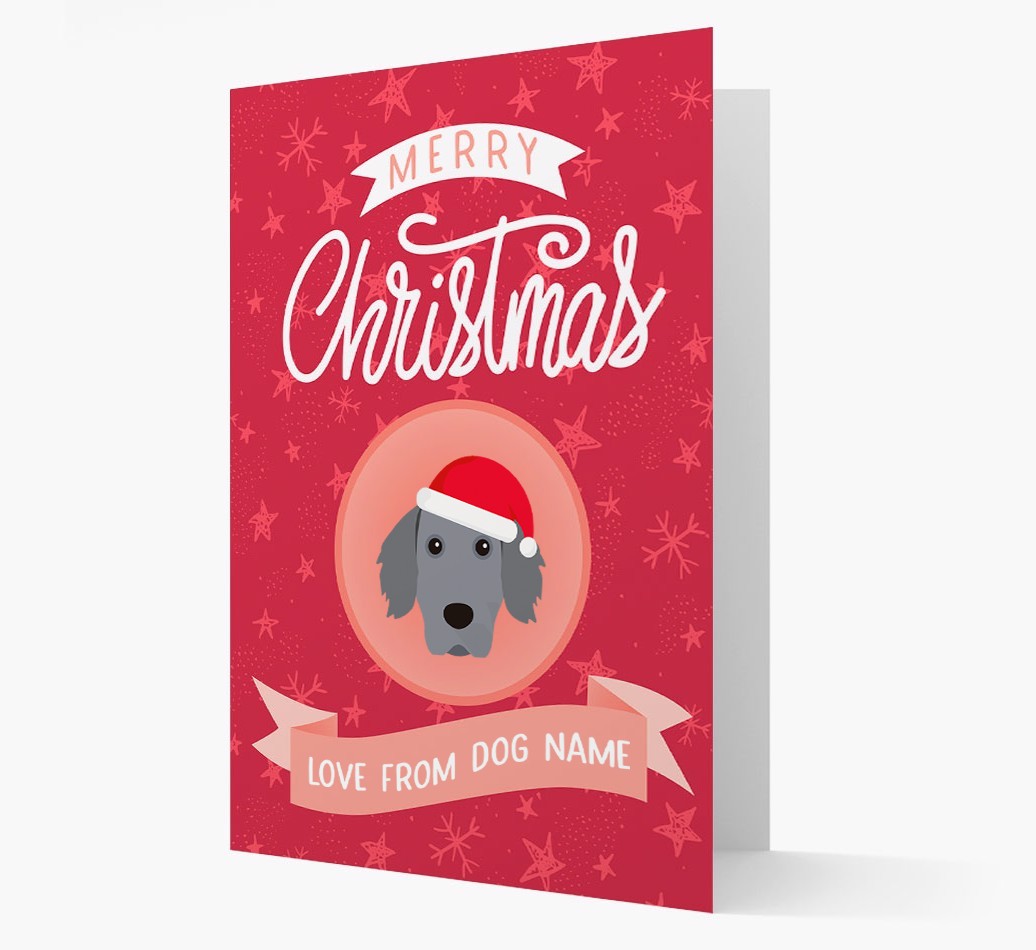 Merry Christmas: Personalized {breedFullName} Christmas Card
