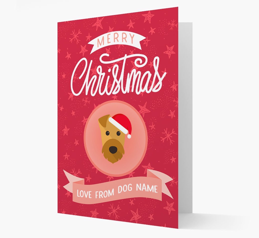Merry Christmas: Personalized {breedFullName} Christmas Card