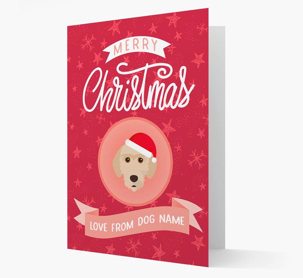 Merry Christmas: Personalized {breedFullName} Christmas Card
