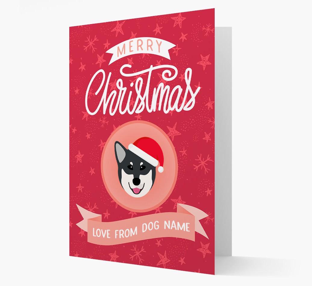 Merry Christmas: Personalized {breedFullName} Christmas Card