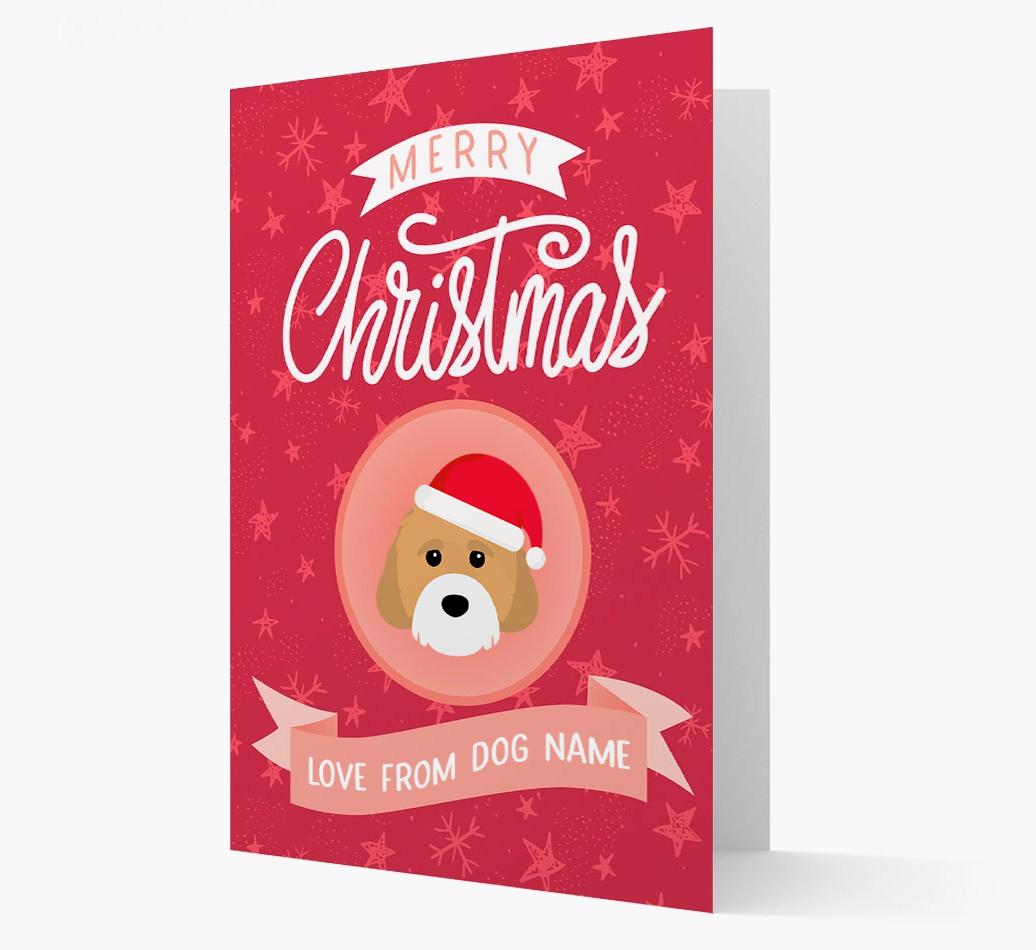 Merry Christmas: Personalized {breedFullName} Christmas Card