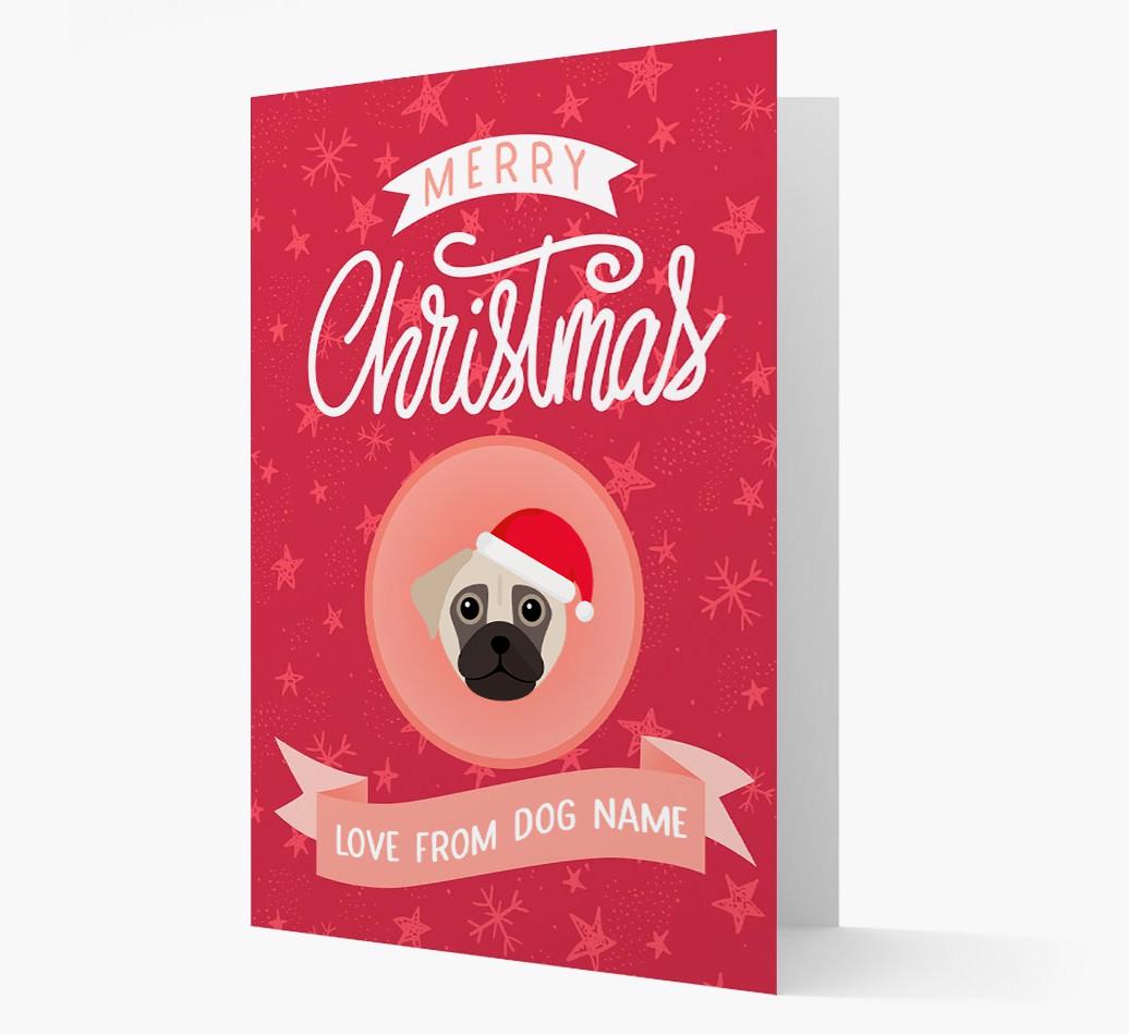 Merry Christmas: Personalized {breedFullName} Christmas Card