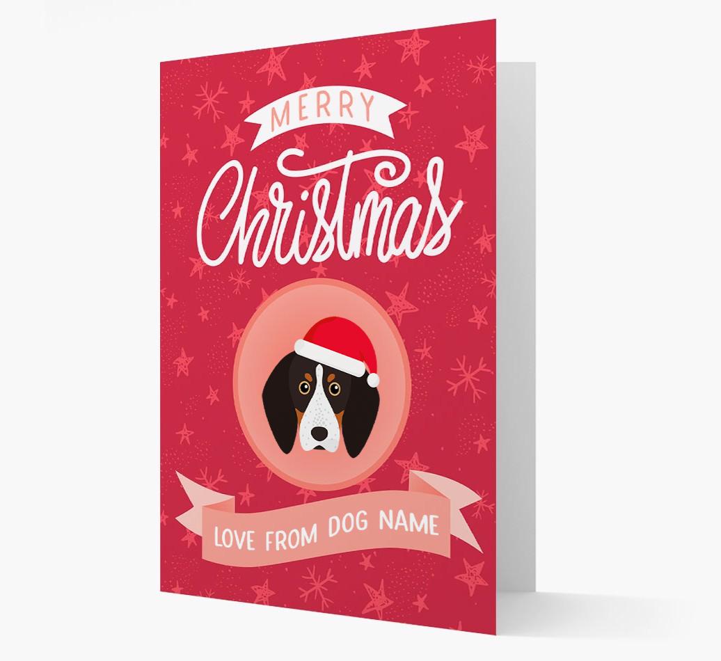 Merry Christmas: Personalized {breedFullName} Christmas Card