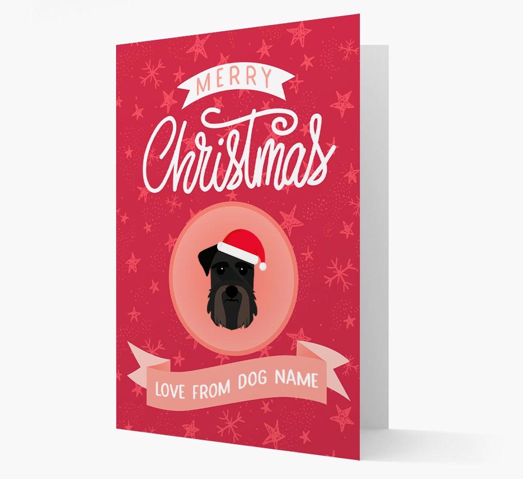 Merry Christmas: Personalized {breedFullName} Christmas Card