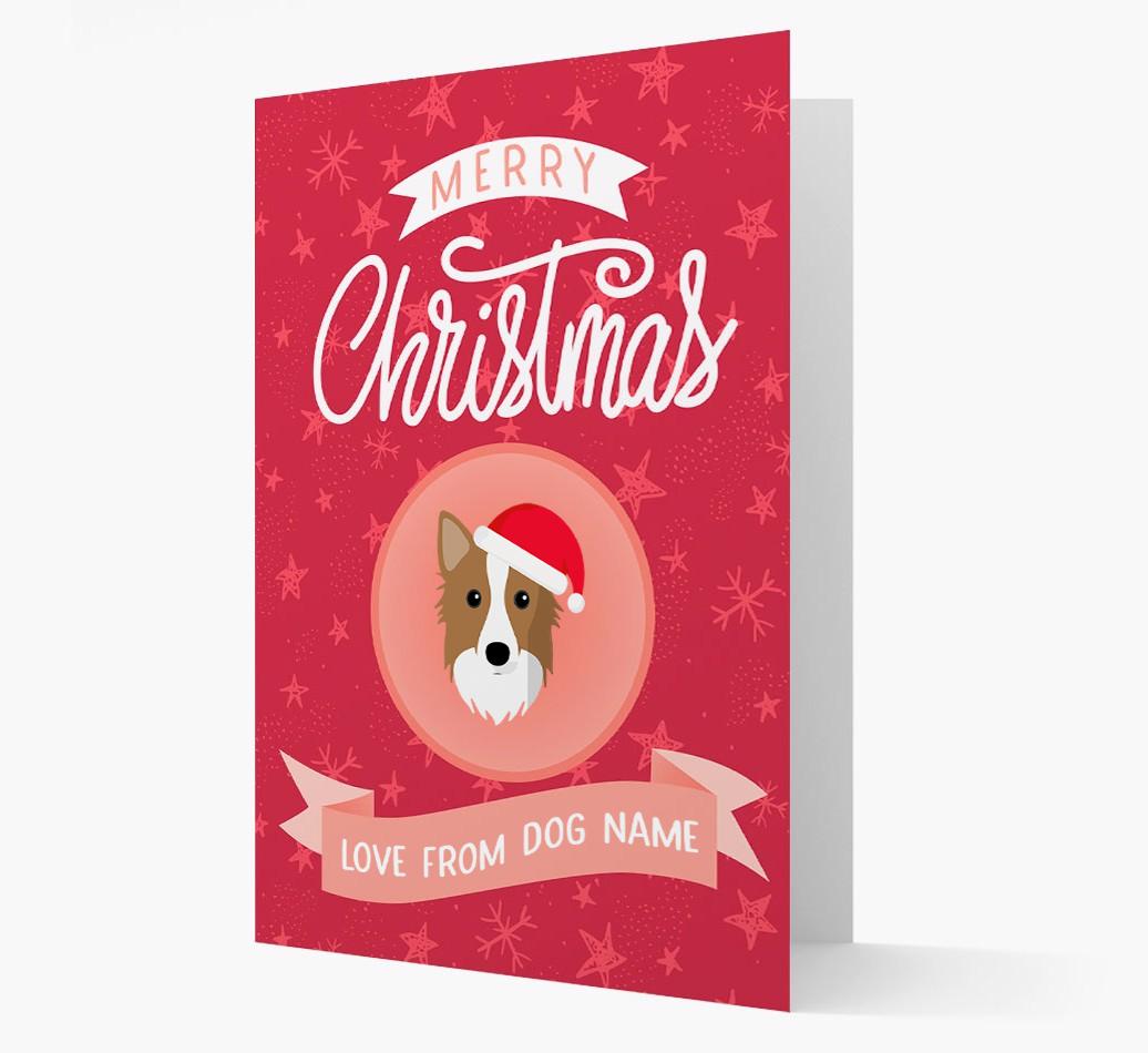 Merry Christmas: Personalized {breedFullName} Christmas Card