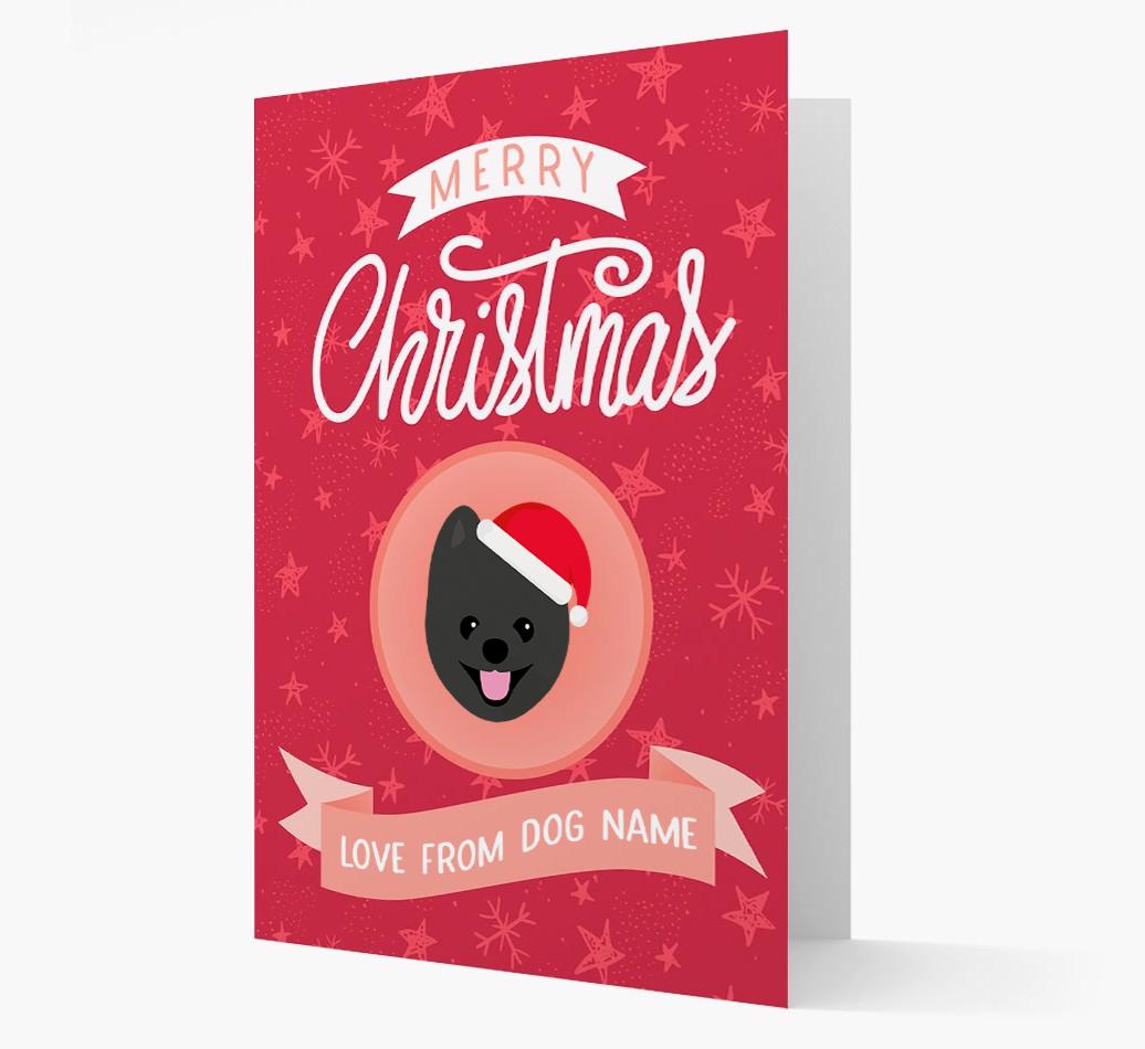 Merry Christmas: Personalized {breedFullName} Christmas Card