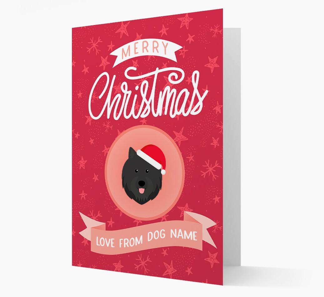 Merry Christmas: Personalized {breedFullName} Christmas Card