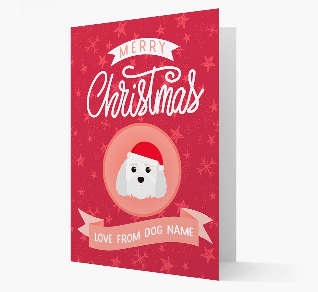 Merry Christmas: Personalized {breedFullName} Christmas Card