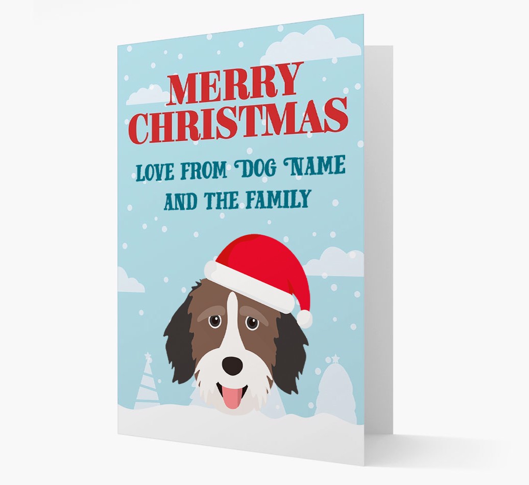 Love From the Family: Personalized {breedFullName} Christmas Card