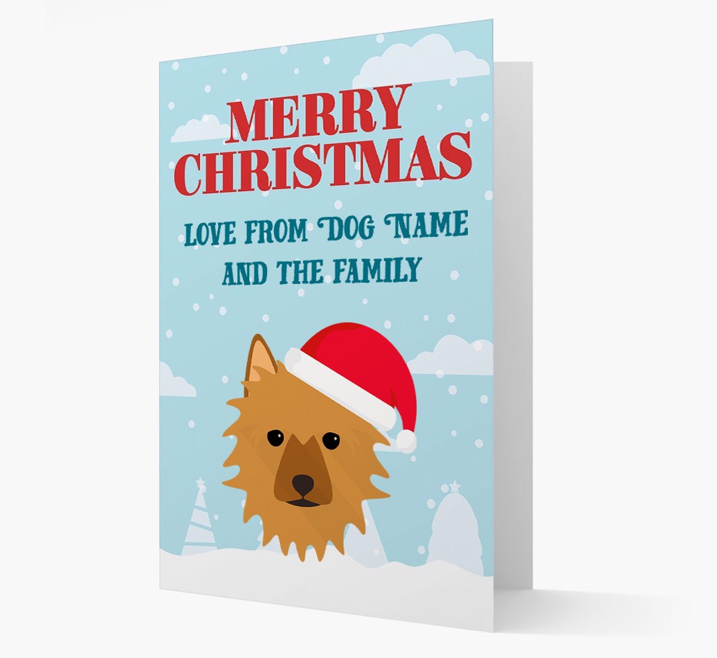 Love From the Family: Personalized {breedFullName} Christmas Card