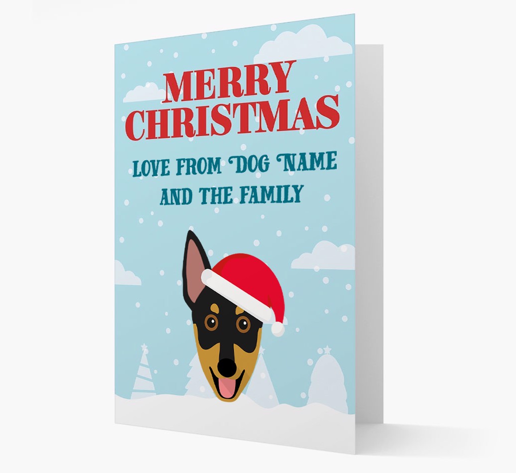 Love From the Family: Personalized {breedFullName} Christmas Card