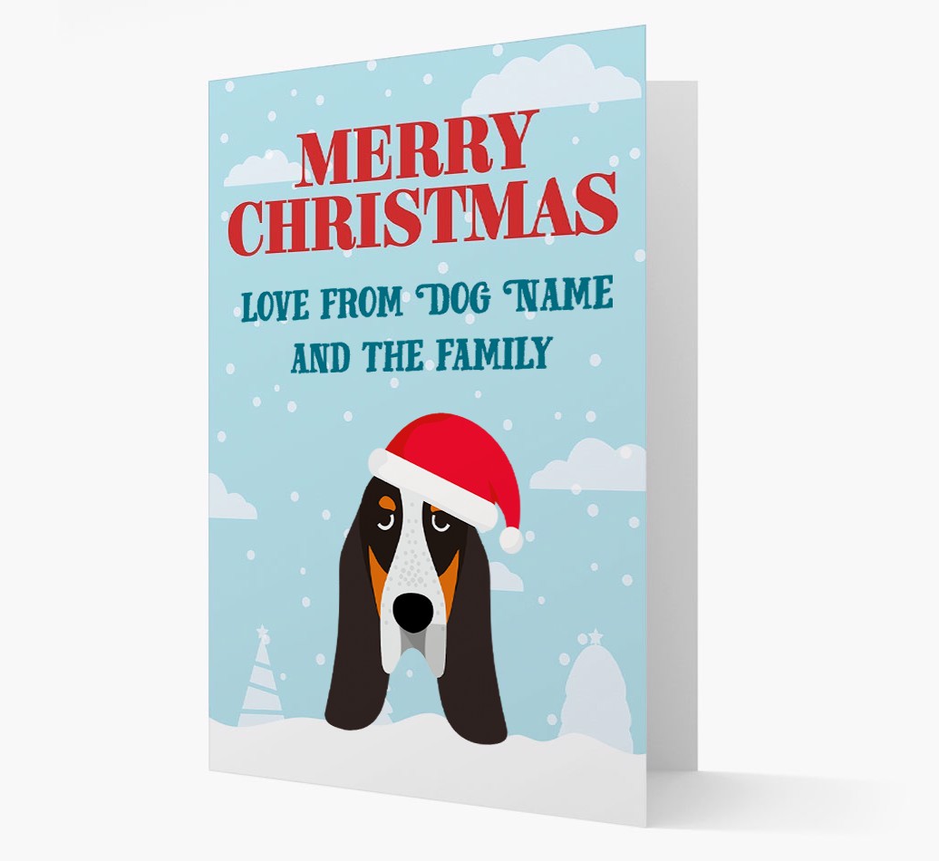 Love From the Family: Personalized {breedFullName} Christmas Card