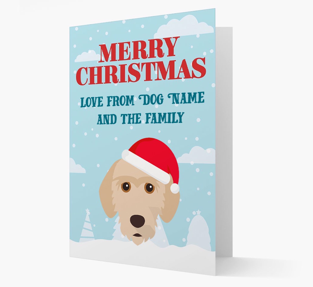 Love From the Family: Personalised {breedFullName} Christmas Card