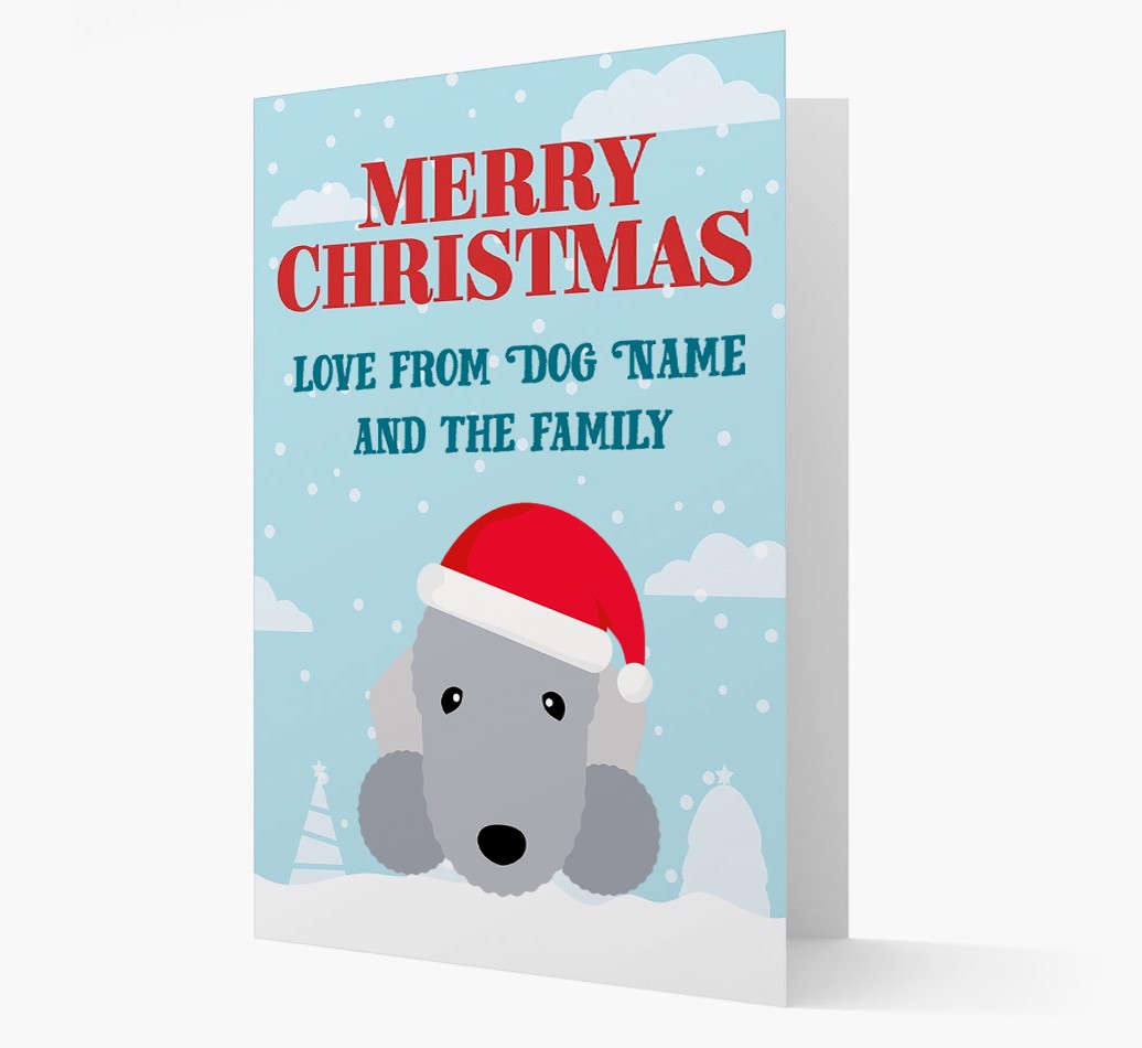 Love From the Family: Personalized {breedFullName} Christmas Card