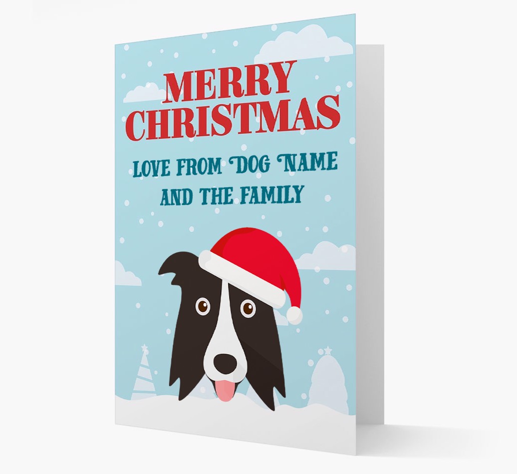 Love From the Family: Personalized {breedFullName} Christmas Card