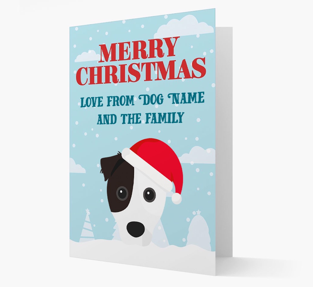 Love From the Family: Personalized {breedFullName} Christmas Card