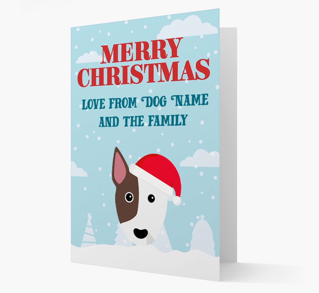Love From the Family: Personalised {breedFullName} Christmas Card