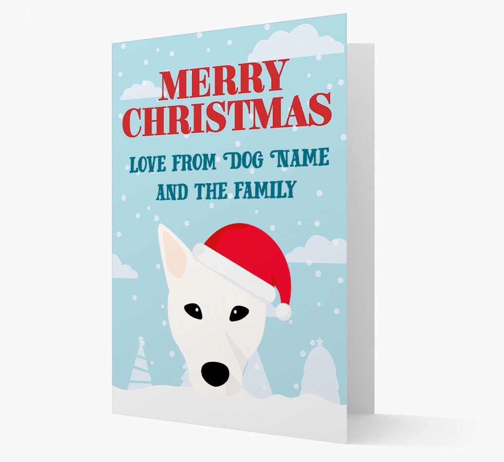 Love From the Family: Personalized {breedFullName} Christmas Card