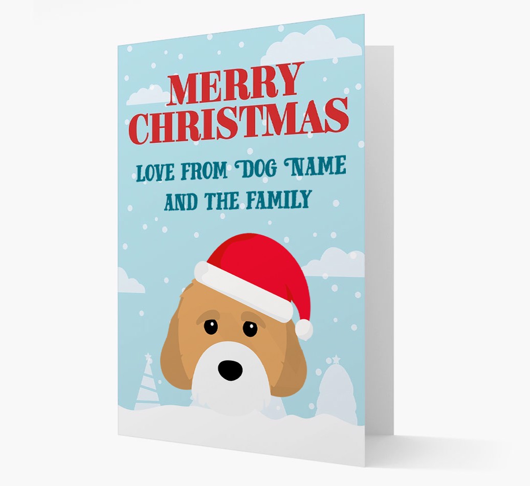 Love From the Family: Personalised {breedFullName} Christmas Card