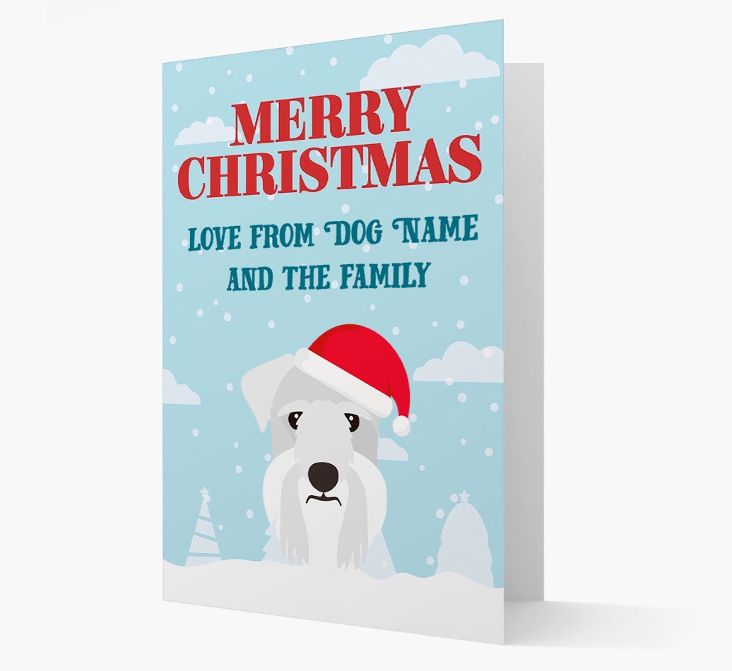 Love From the Family: Personalized {breedFullName} Christmas Card