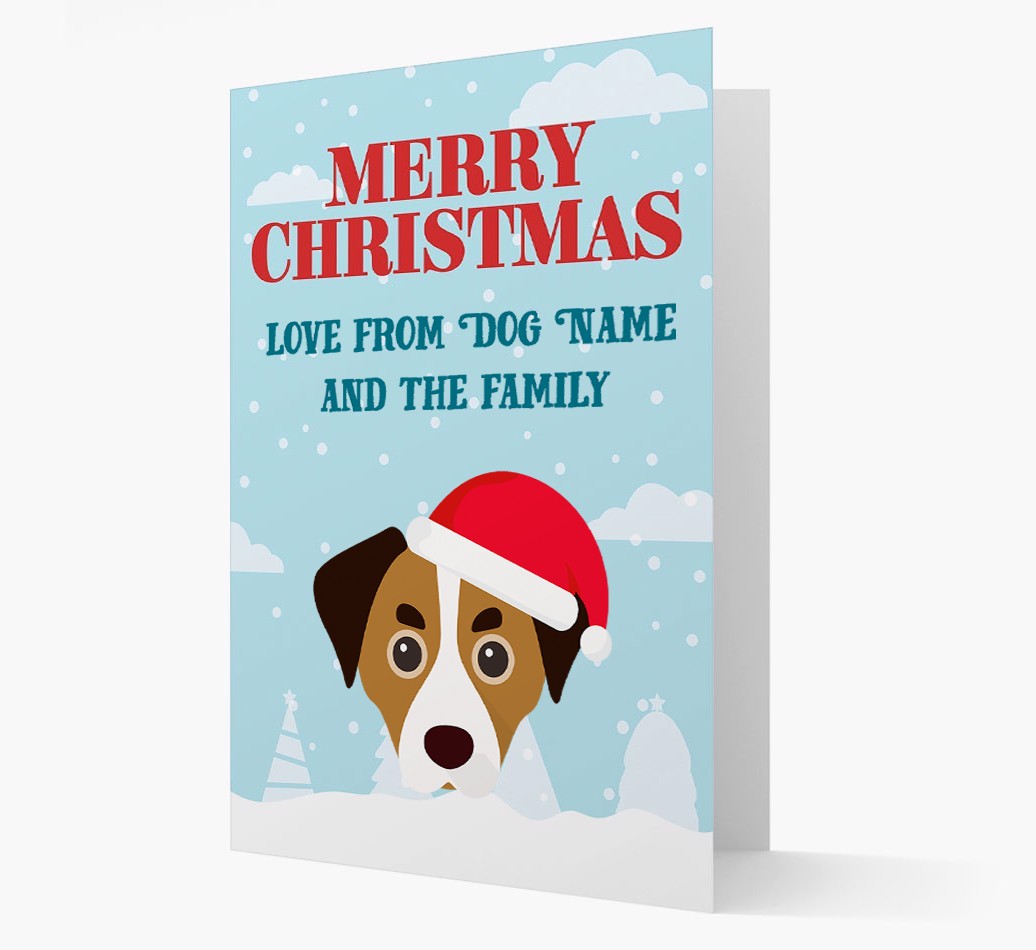 Love From the Family: Personalised {breedFullName} Christmas Card