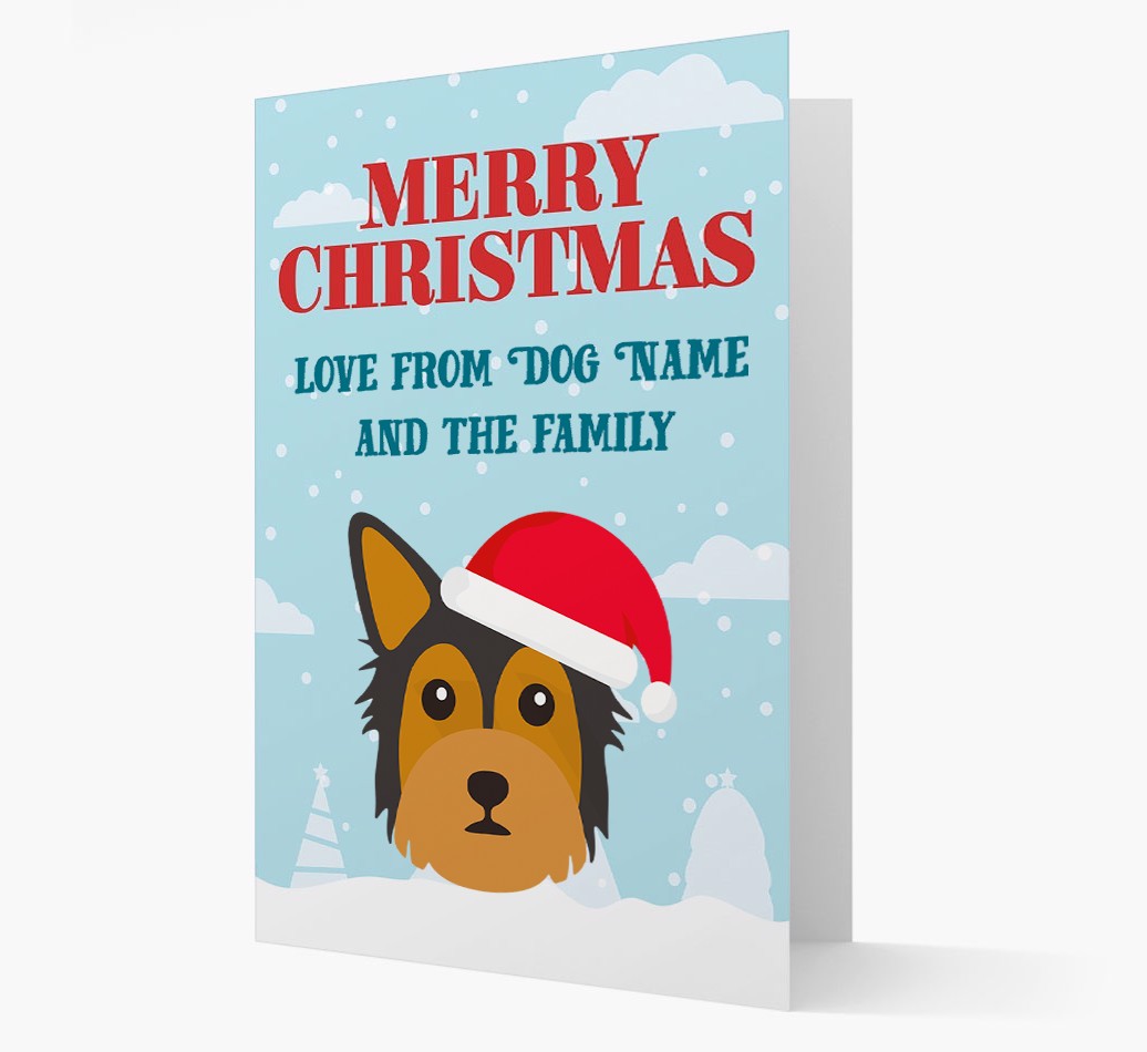 Love From the Family: Personalized {breedFullName} Christmas Card