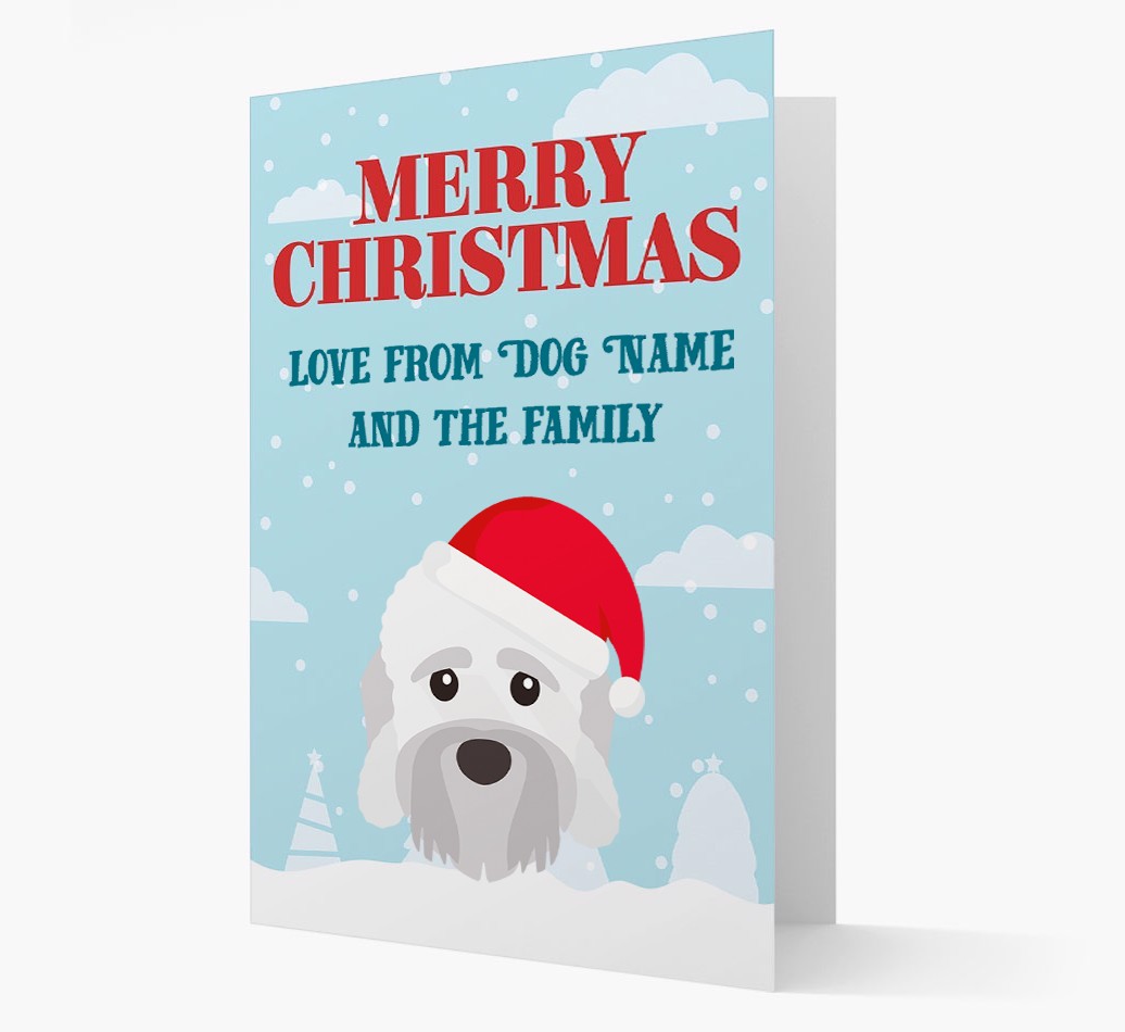 Love From the Family: Personalised {breedFullName} Christmas Card