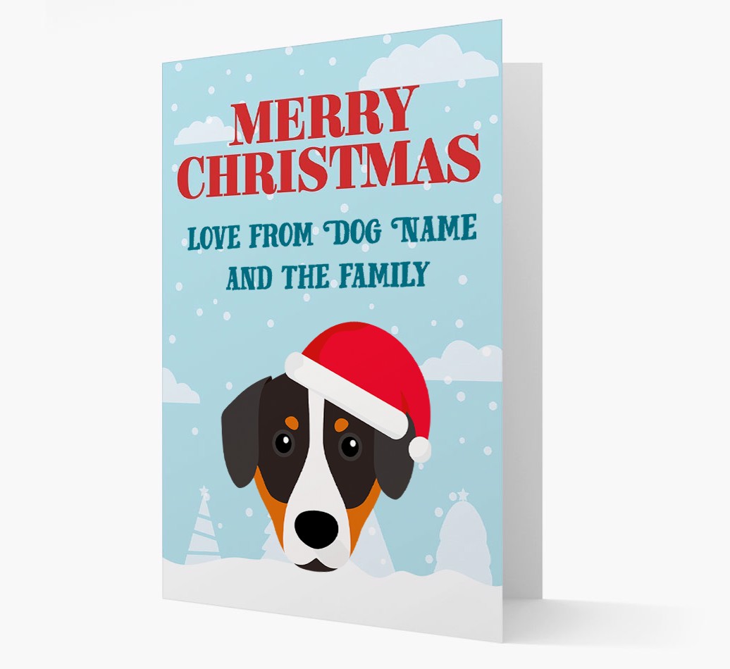 Love From the Family: Personalized {breedFullName} Christmas Card