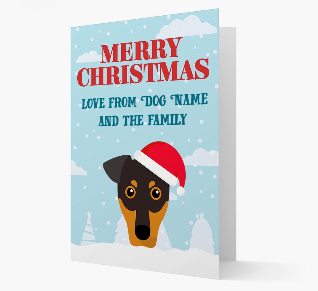 Love From the Family: Personalised {breedFullName} Christmas Card