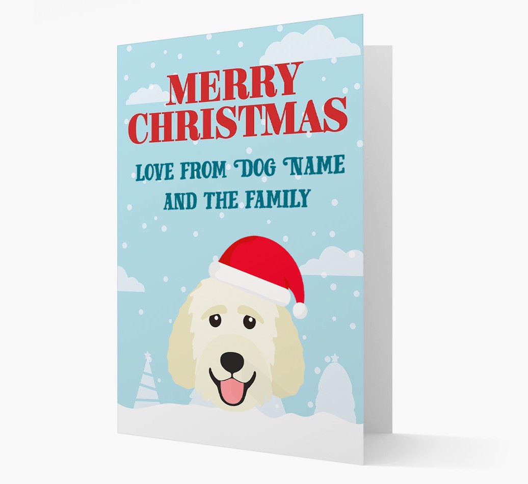 Love From the Family: Personalized {breedFullName} Christmas Card
