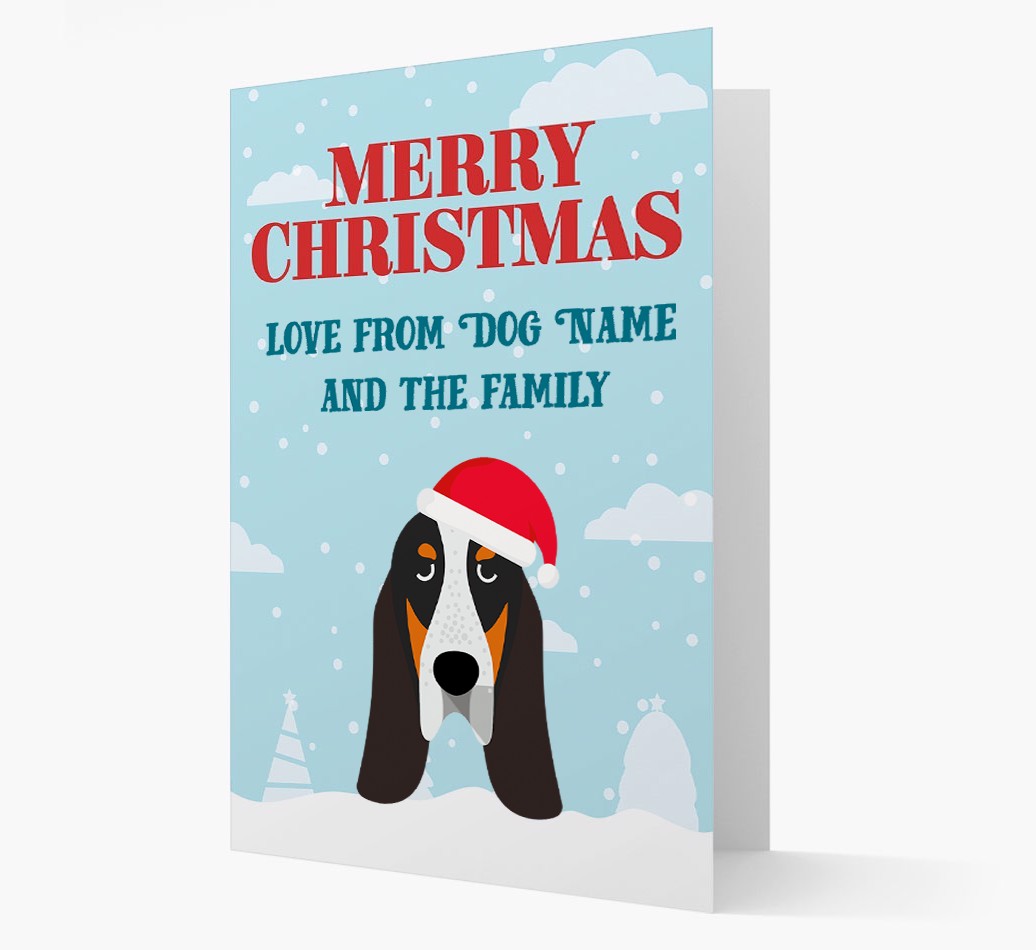Love From the Family: Personalized {breedFullName} Christmas Card