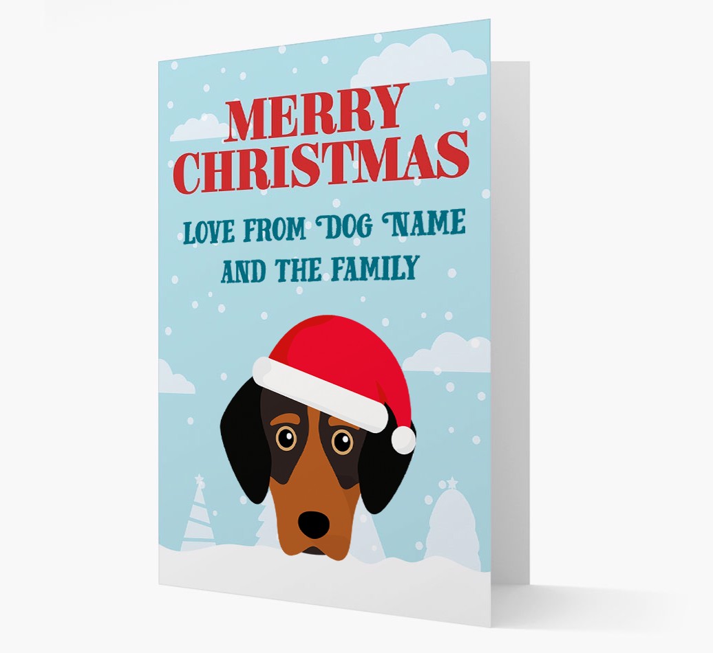 Love From the Family: Personalised {breedFullName} Christmas Card
