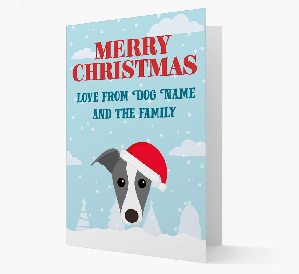 Love From the Family: Personalized {breedFullName} Christmas Card