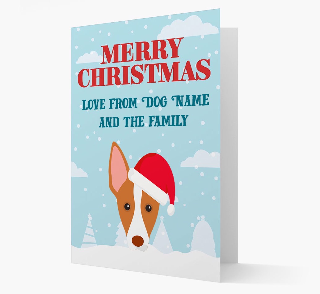 Love From the Family: Personalised {breedFullName} Christmas Card
