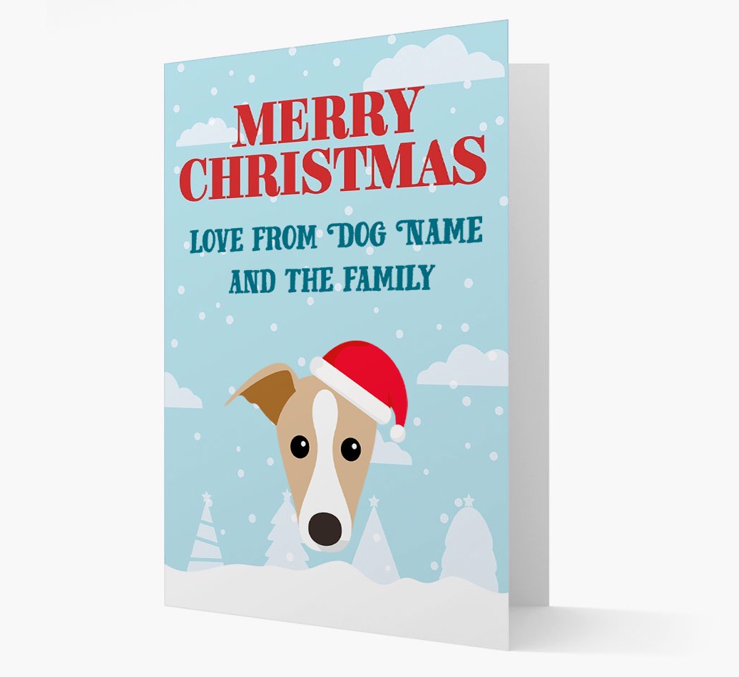 Love From the Family: Personalised {breedFullName} Christmas Card