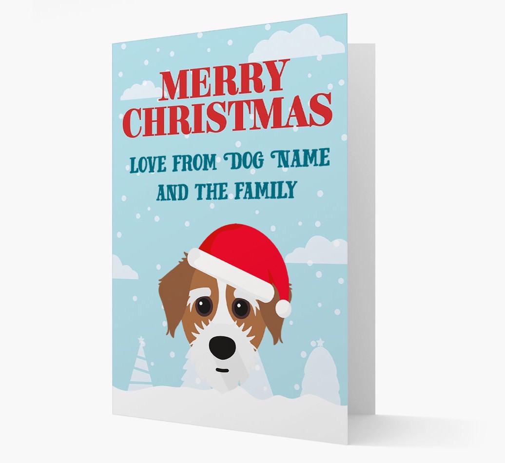 Love From the Family: Personalized {breedFullName} Christmas Card
