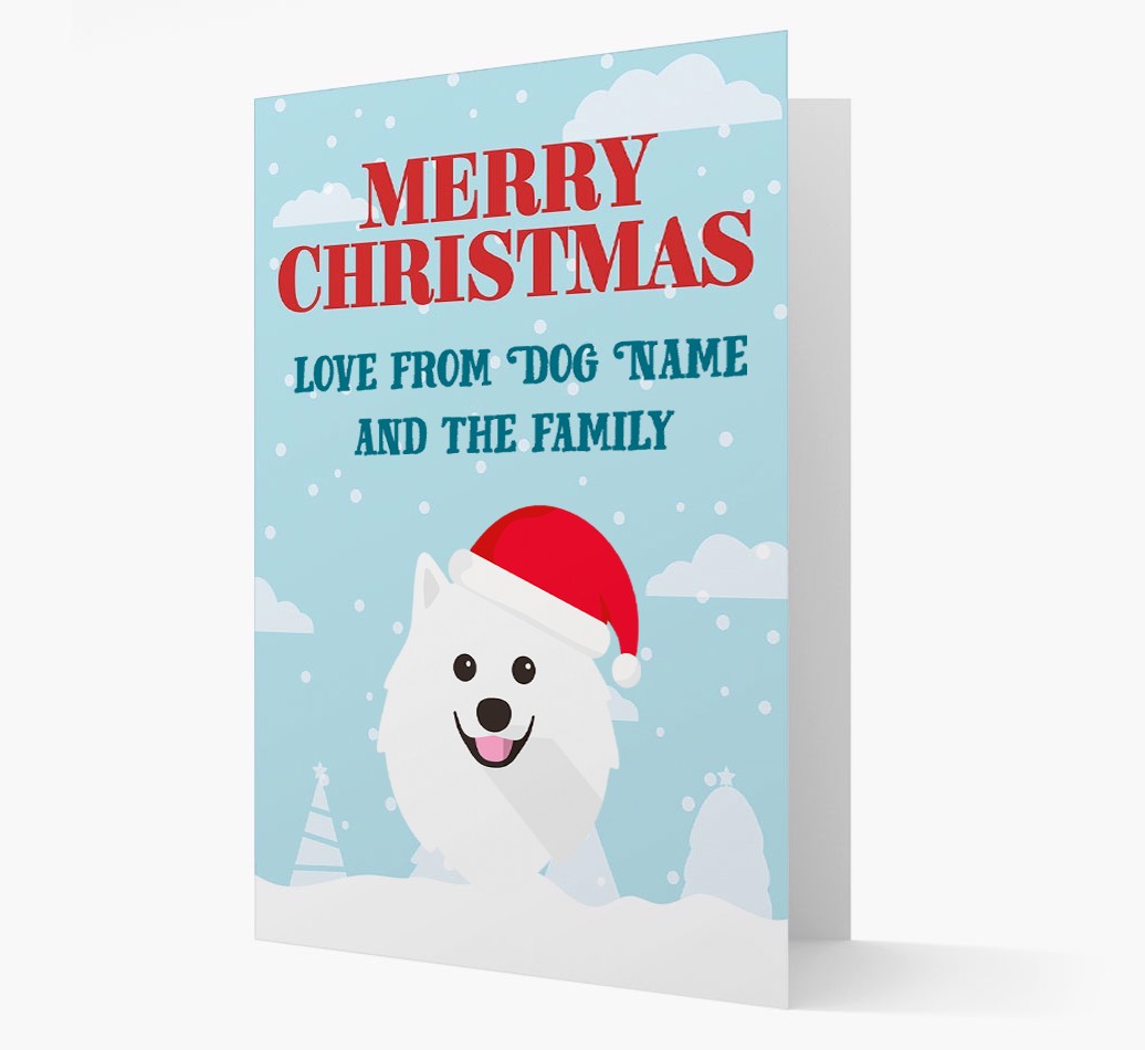 Love From the Family: Personalised {breedFullName} Christmas Card