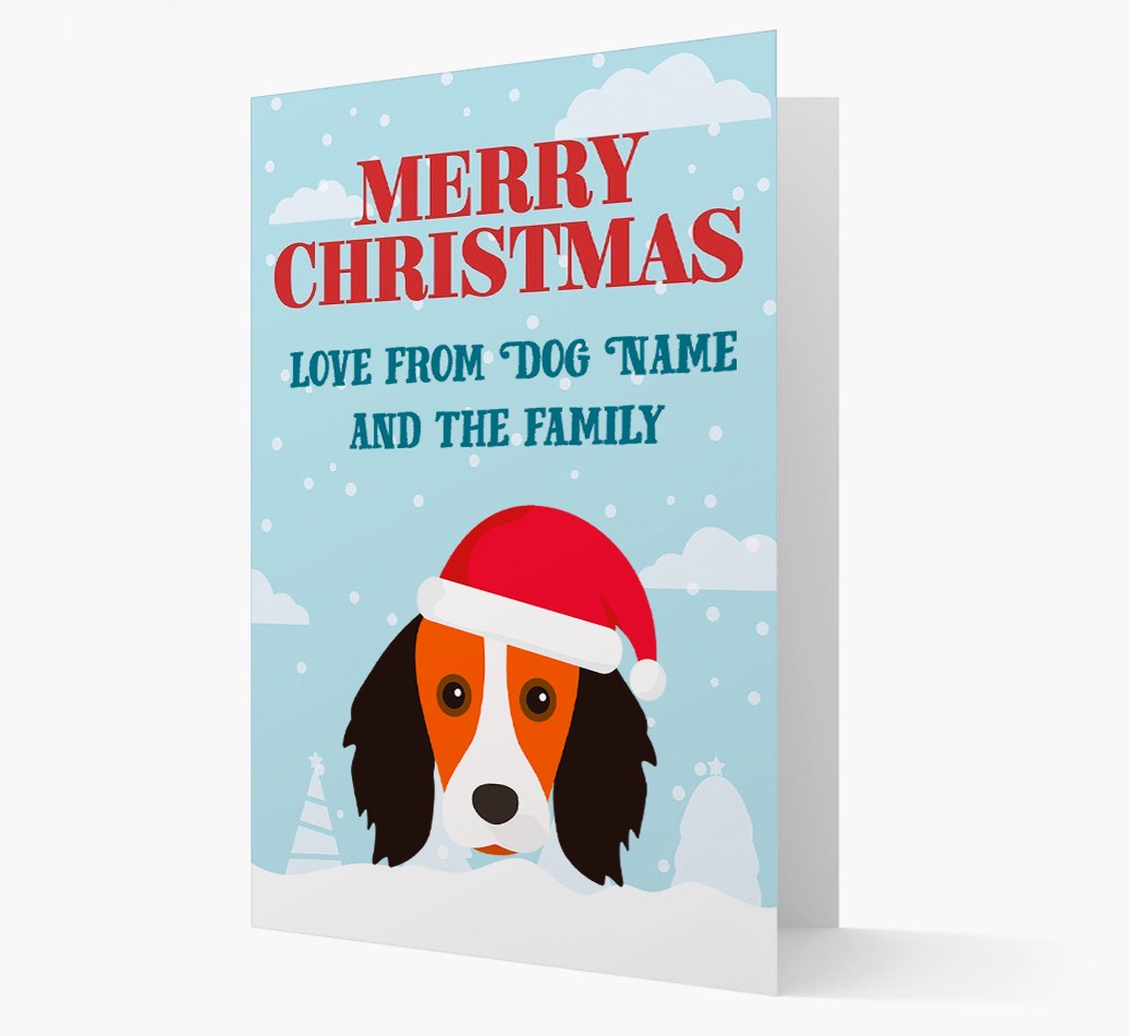 Love From the Family: Personalized {breedFullName} Christmas Card