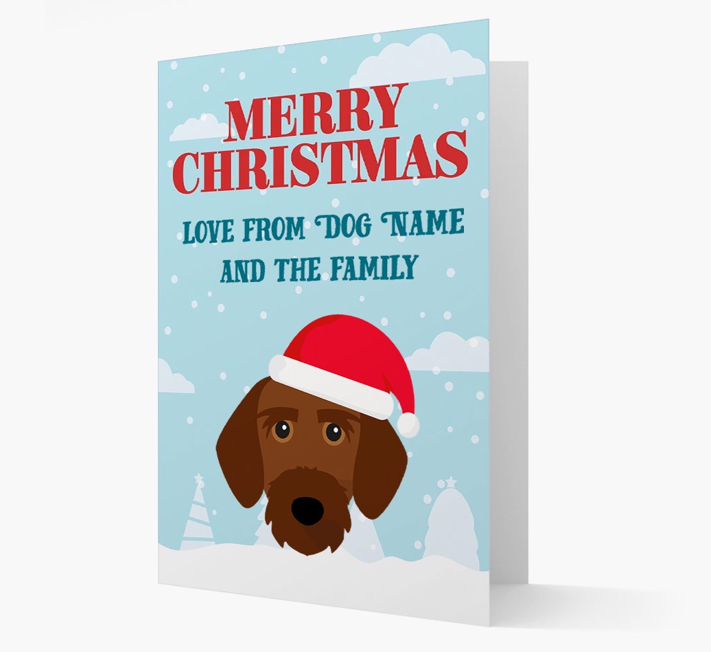Love From the Family: Personalised {breedFullName} Christmas Card