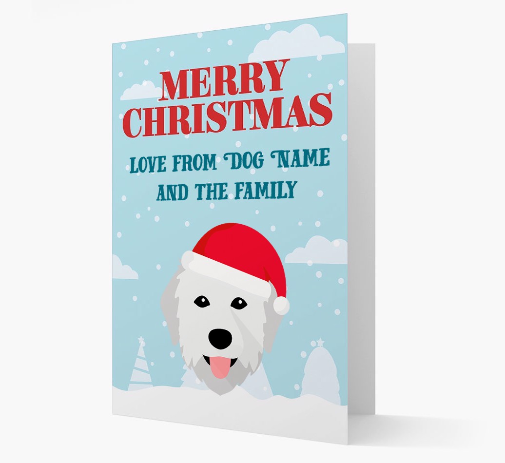 Love From the Family: Personalised {breedFullName} Christmas Card