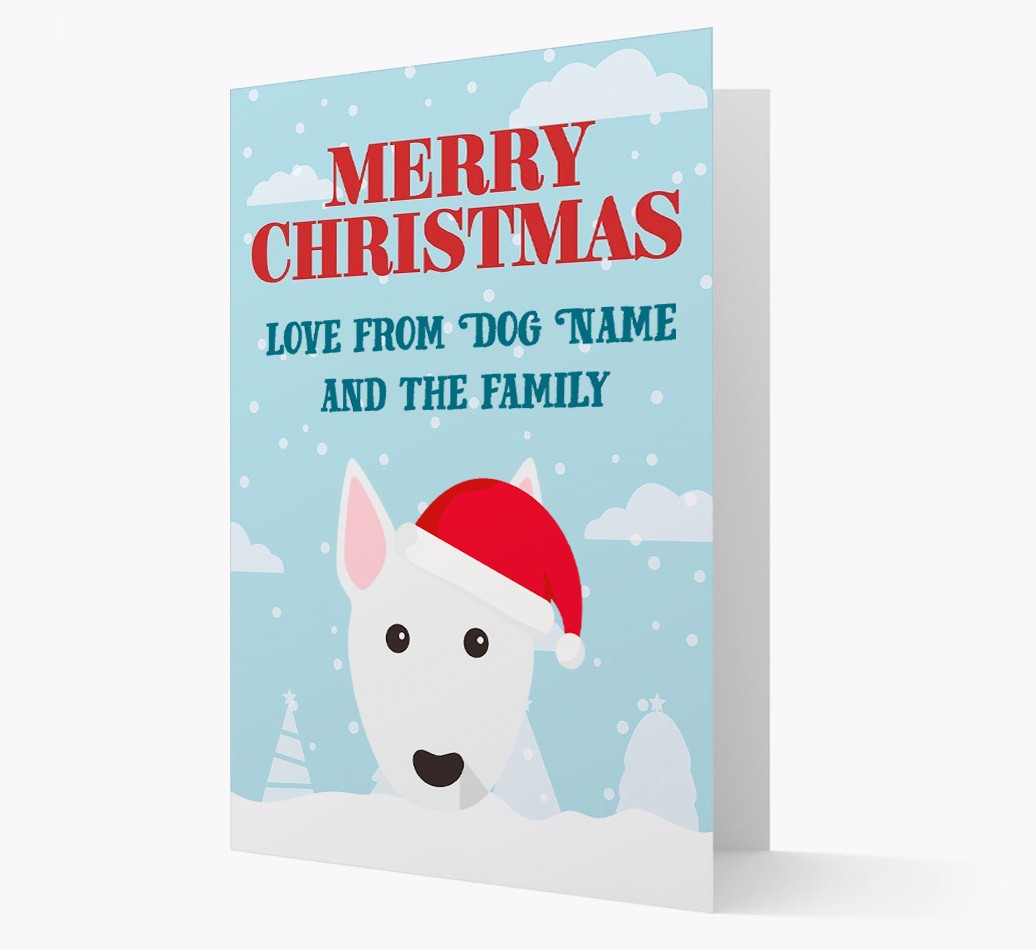Love From the Family: Personalised {breedFullName} Christmas Card