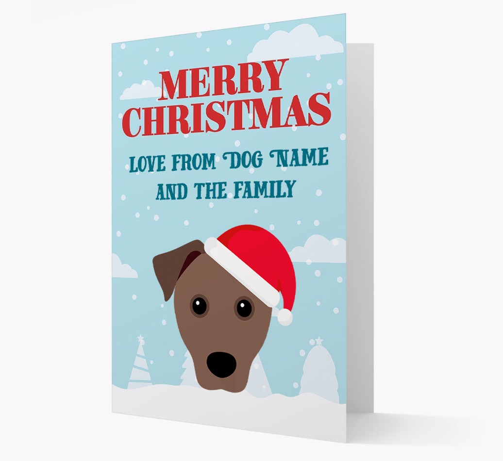 Love From the Family: Personalised {breedFullName} Christmas Card