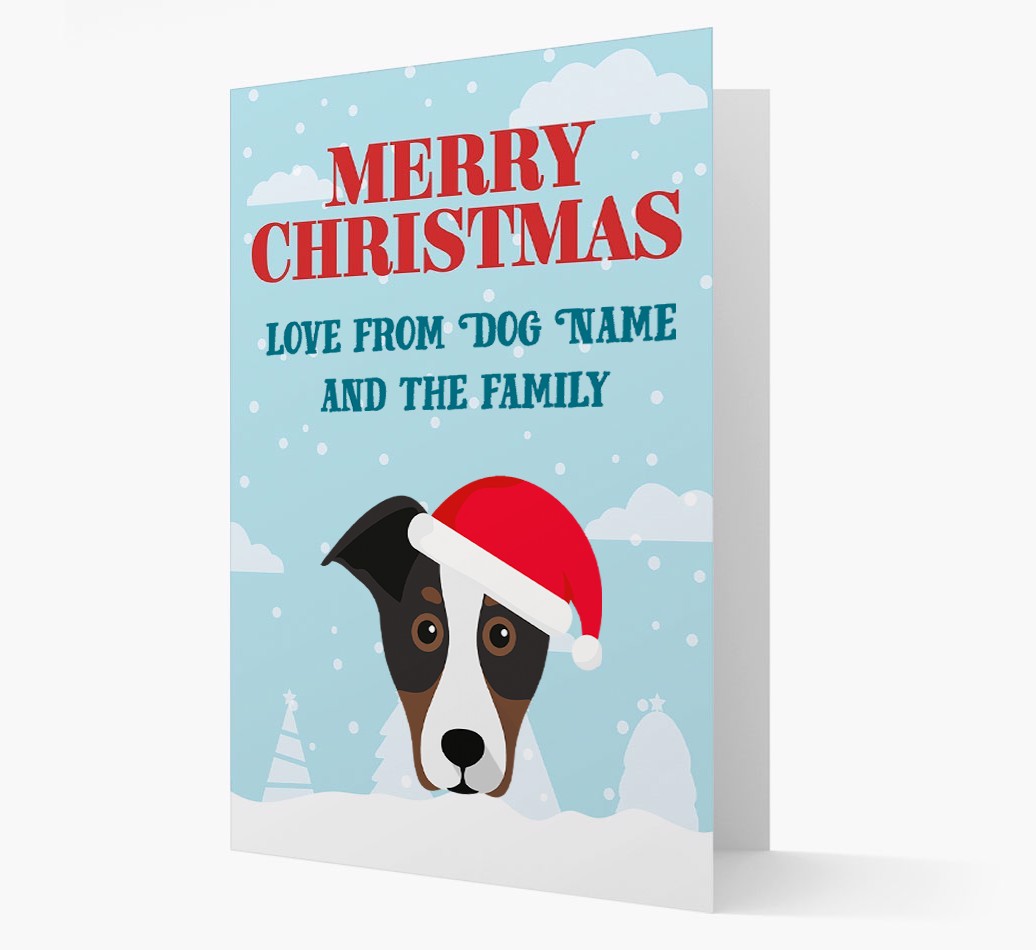 Love From the Family: Personalized {breedFullName} Christmas Card