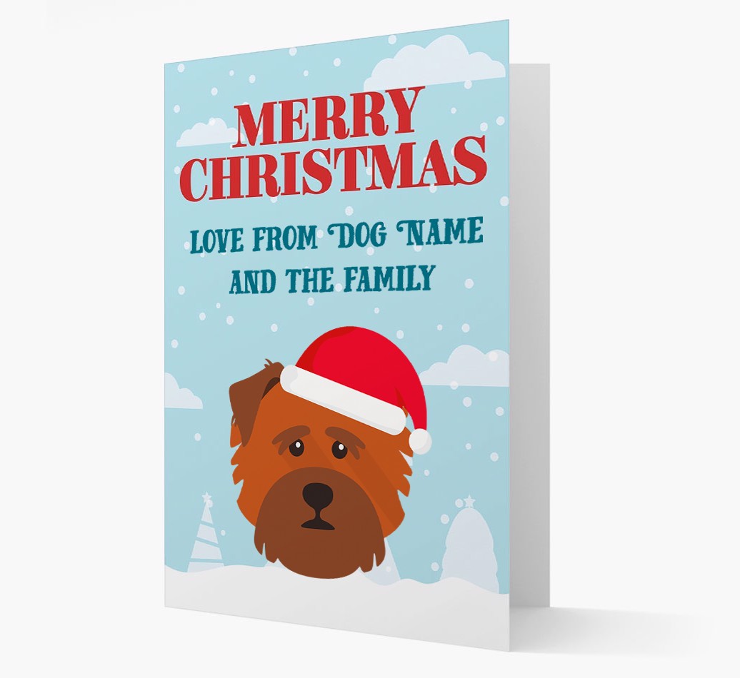 Love From the Family: Personalised {breedFullName} Christmas Card