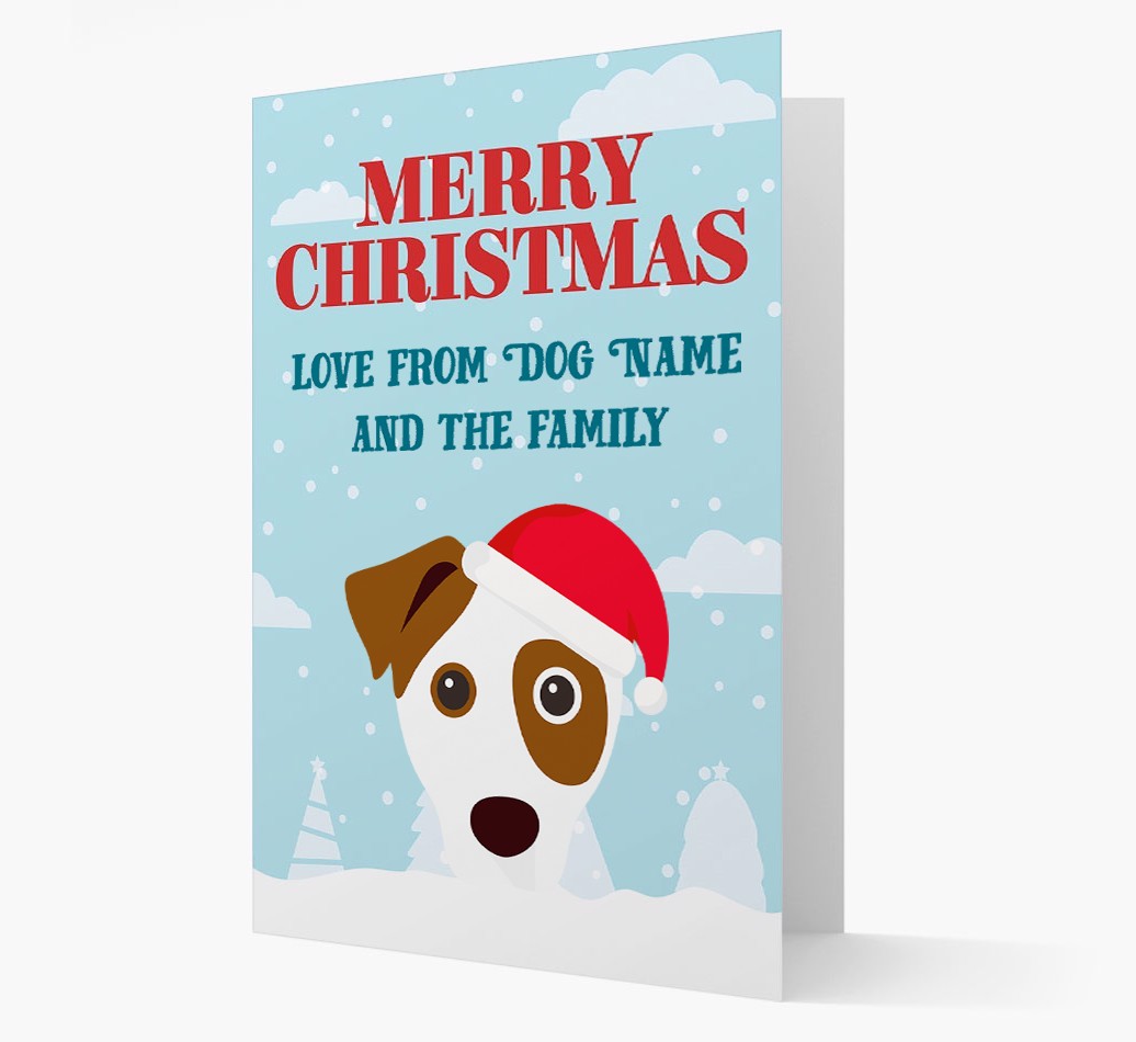 Love From the Family: Personalized {breedFullName} Christmas Card