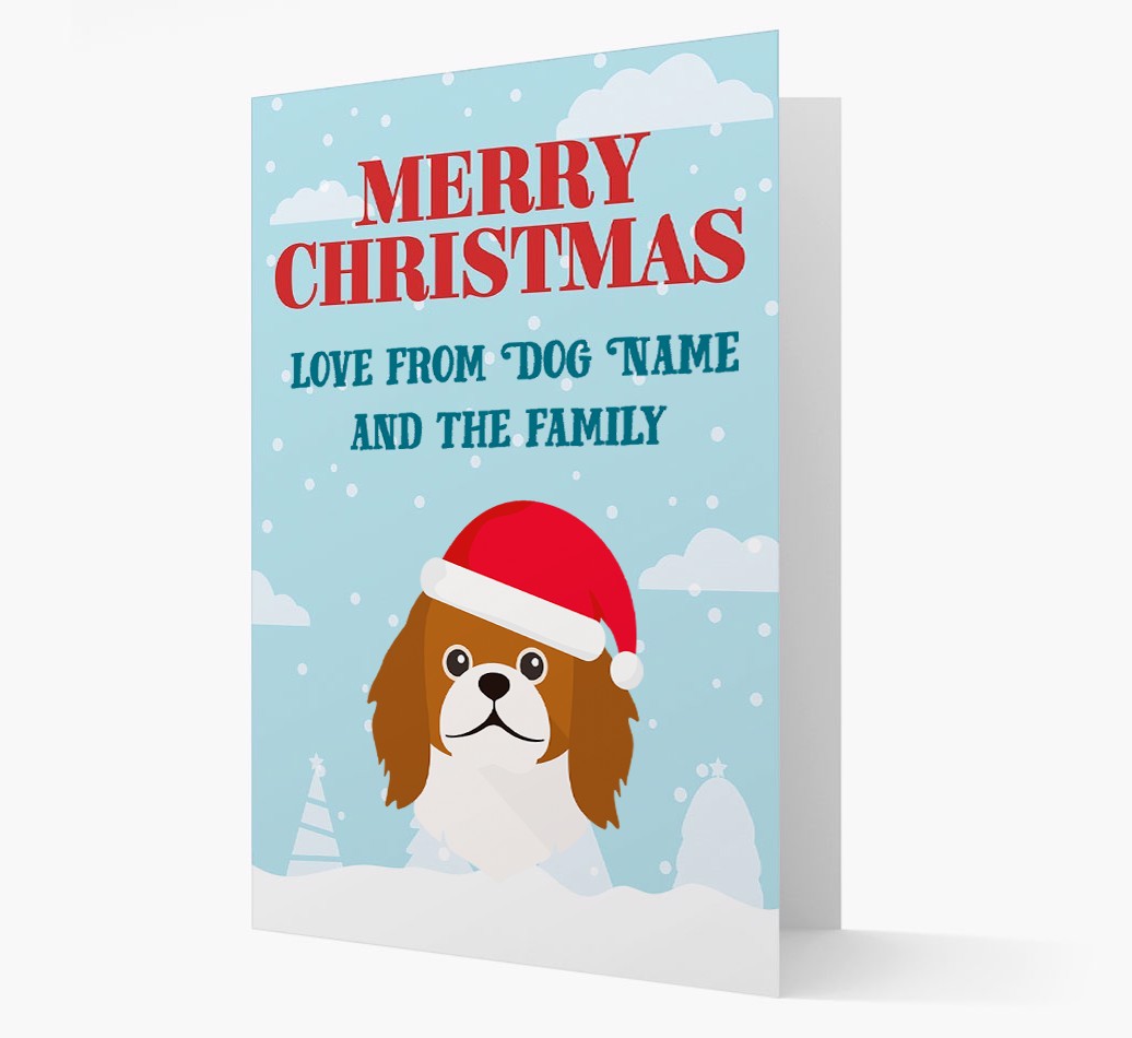 Love From the Family: Personalized {breedFullName} Christmas Card