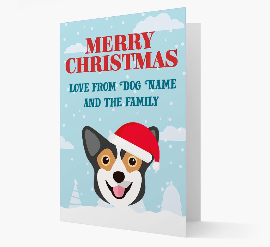 Love From the Family: Personalized {breedFullName} Christmas Card