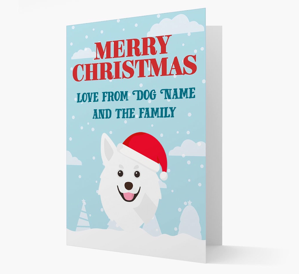 Love From the Family: Personalized {breedFullName} Christmas Card
